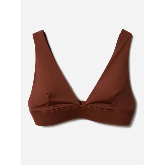 Everlane The Triangle Bikini Top in Rosewood XXL NWT - Picture 1 of 6